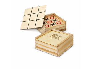 Promotional Pine Wood Tic Tac Toe Games
