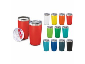 Promotional Sleek Powder Coated Vacuum Cups (600ml)