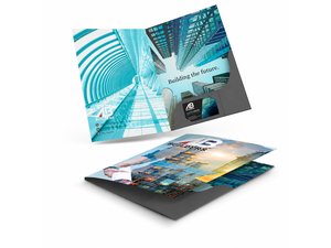 Promotional Presentation Folders With Spine (A4)