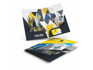 Promotional Presentation Folders With Spine And Twin Pockets (A4)