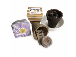 Promotional Flourish Grow Pots With Seed Sticks