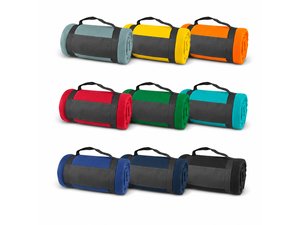 Promotional Fleece Blankets With Carry Strap (240gsm)