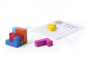 Werbeartikel Colourful Wooden Skill Game In Printed Bags