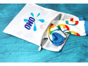 Werbeartikel White Polyester Laundry Bags