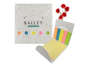 Werbeartikel Corn Poppy Seed Sticky Note Pads