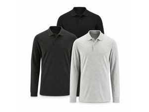 Promotional Langarm-Poloshirts f&uuml;r Herren (180 g/m&sup2;)