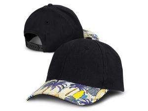 Werbeartikel Vollfarbig bedruckte Baseballm&uuml;tzen aus schwerer geb&uuml;rsteter Baumwolle