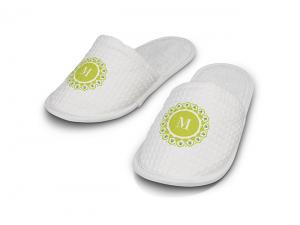 Werbeartikel Hausschuhe mit Waffelmuster (240 g/m&sup2;)