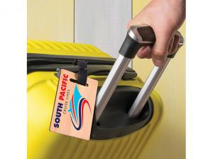 Werbeartikel Gep&auml;ckanh&auml;nger aus Bambus