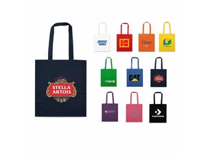 Promotional Farbige Marken-Baumwoll-Kaliko-Taschen (140 g / m&sup2;)