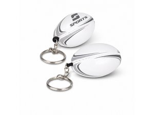 Promotional Rugbyball-Schl&uuml;sselringe