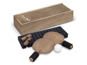 Werbeartikel Holz-Tischtennis-Sets