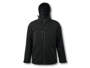 Werbeartikel Herren Softshelljacke mit Kapuze