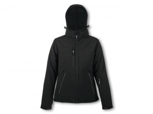 Werbeartikel Softshell-Jacken f&uuml;r Damen mit Kapuze (340 g/m&sup2;)