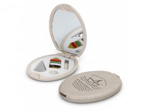 Werbeartikel Weizenstroh-N&auml;hsets