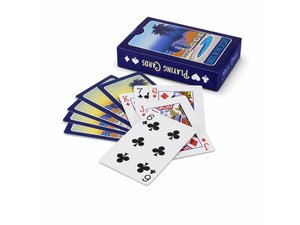 Promotional Strapazierf&auml;hige Papierspielkarten mit Kartonetui