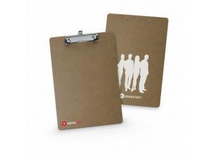 Promotional MDF-Klemmbretter mit B&uuml;gelklemme (A4)