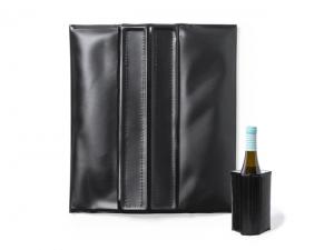 Werbeartikel Mattschwarze Flaschenk&uuml;hler