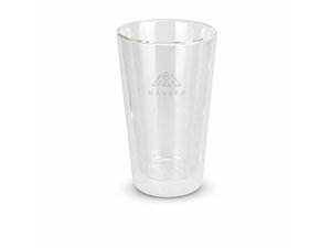 Promotional 400ml Doppelwandige Glasbecher