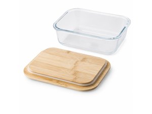 Promotional Bambus-Deckel Glas Lunch-Boxen