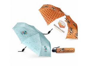 Promotional Kompakte Regenschirme in voller Farbe mit Etui