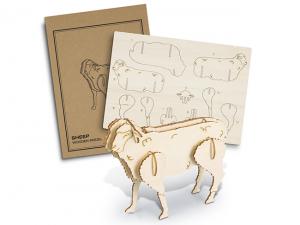 Werbeartikel Basswood Modellschaf