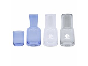 Promotional Colourful Glass Carafe & Tumbler Sets