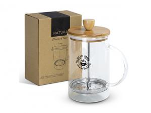 Werbeartikel Elegantes Glas-Kaffeek&auml;nnchen (850ml)