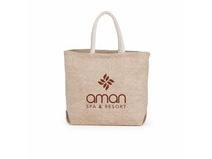 Promotional Jute Tote Bags (Herringbone)