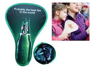 Promotional Faltbare Event-Fans (Vollfarbe)