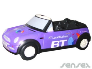 Werbeartikel car shaped stressball
