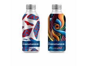 Promotional Mit Wasser gef&uuml;llte Aluminiumflaschen (450ml)