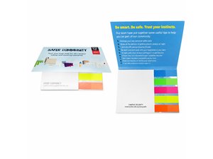 Promotional Sticky Note Booklets with Flag Sets