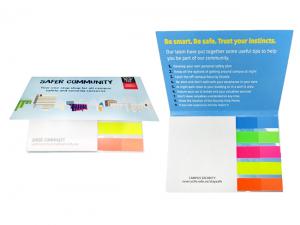 Werbeartikel Sticky Note Booklets with Flag Sets