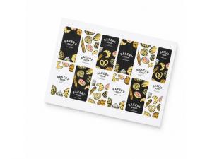 Promotional Rechteckige matte Aufkleberb&ouml;gen (40 mm x 80 mm)