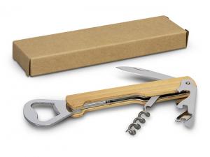 Werbeartikel Holz-Weinkellnermesser