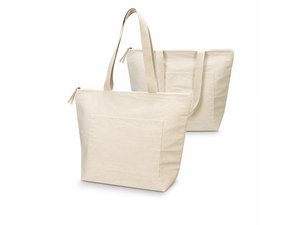 Individuelle Baumwoll-K&uuml;hltasche (22,5L, Naturbaumwolle)