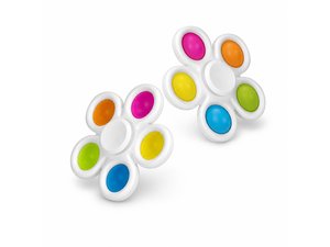 Pop-Fidget-Spinner (2-in-1 Spinner & Popper, Silikon)