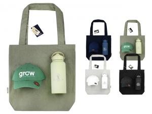 Nachhaltige Sommer-Geschenksets (Tasche, Flasche & Cap)
