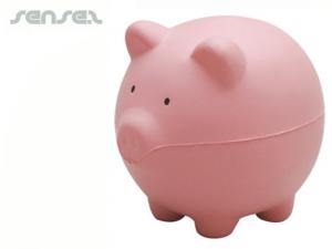 Promotional pig shaped stressball