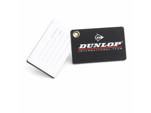 Promotional plastic card luggage tag