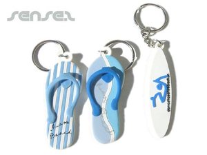 Promotional Schl&uuml;sselanh&auml;nger Flip Flops oder Surfbretter