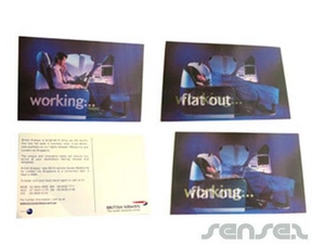 Promotional Wackelbild Postkarte