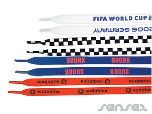 Promotional shoe laces