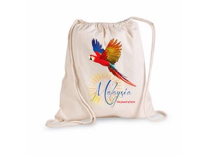 Promotional Drawstring Library Calico Bags
