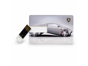 Promotional Super Slim Karte USB Sticks (4GB)