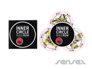Werbeartikel Round Shaped Playing Cards
