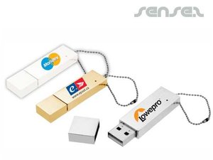 Promotional Slick Metal USB Stick (4GB)