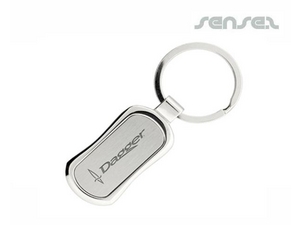 Werbeartikel Oval Key Tag