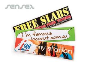 Promotional Glanzpapieraufkleber (50x210mm)